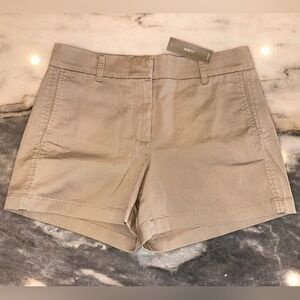 NWT J Crew Size 6  Tan Women's Chino Shorts
